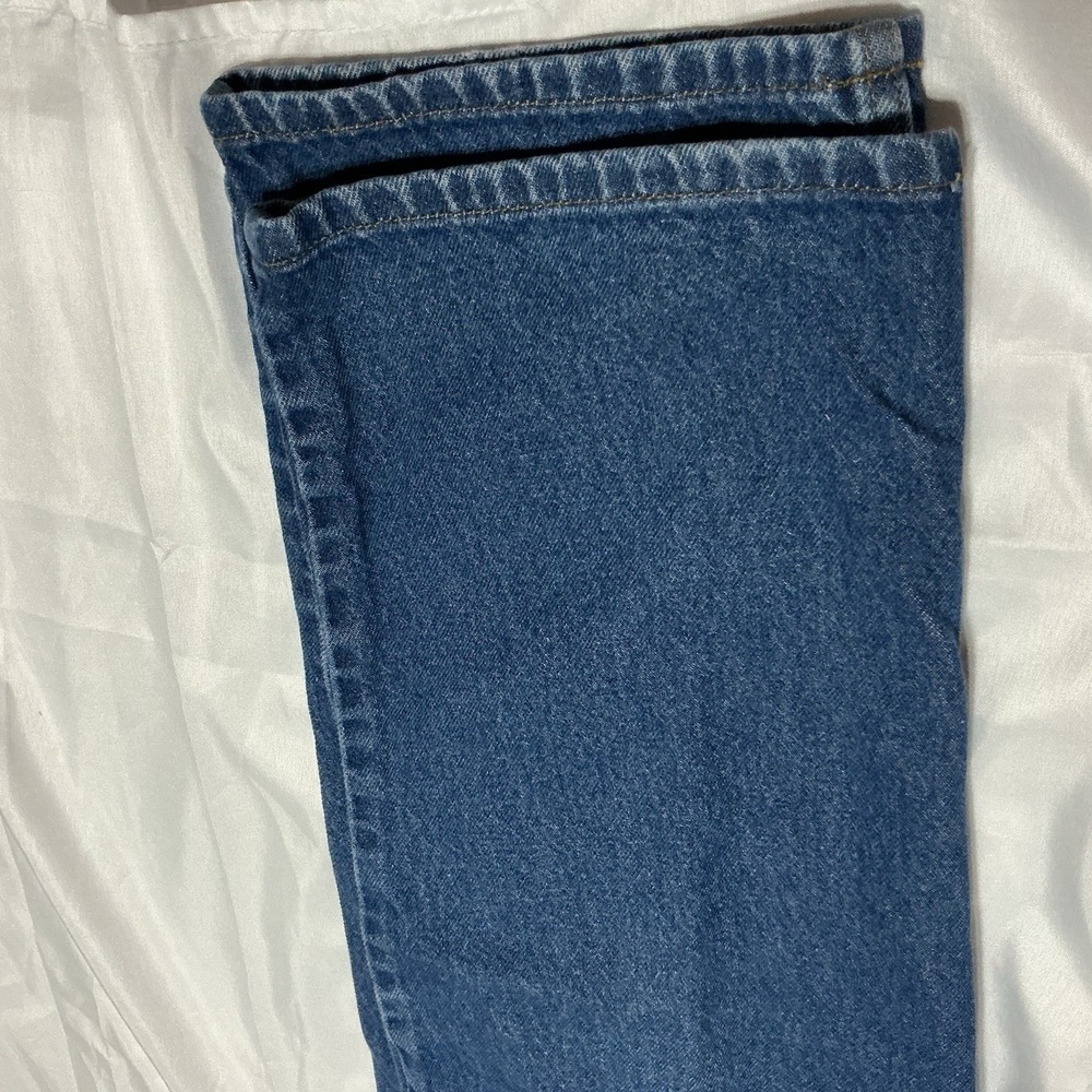 LL Bean Mens Jeans Comfort Waist 36x34 Blue Denim 100% Cotton - Picture 8 of 13